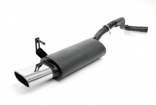 Novus Edelstahl Sportauspuff für Audi A3 / Seat Leon / VW Golf 4 / VW New Beetle 135x75mm