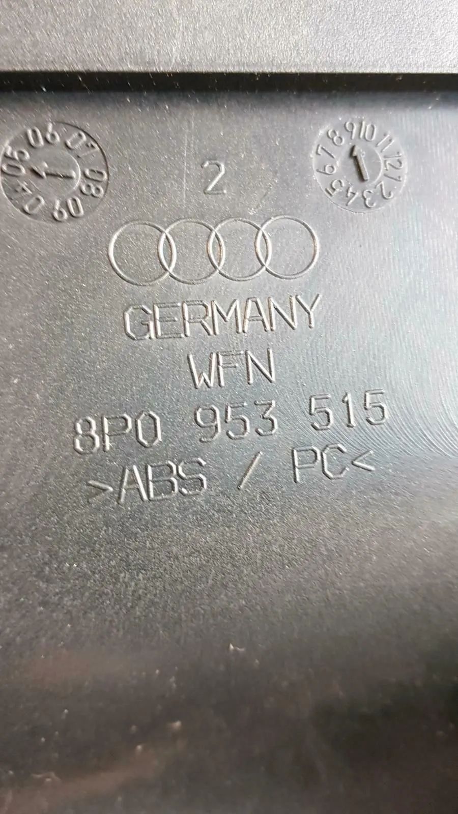 Lenksäulenverkleidung 8P1858345 8P0953515 Audi A3 S3 8P
