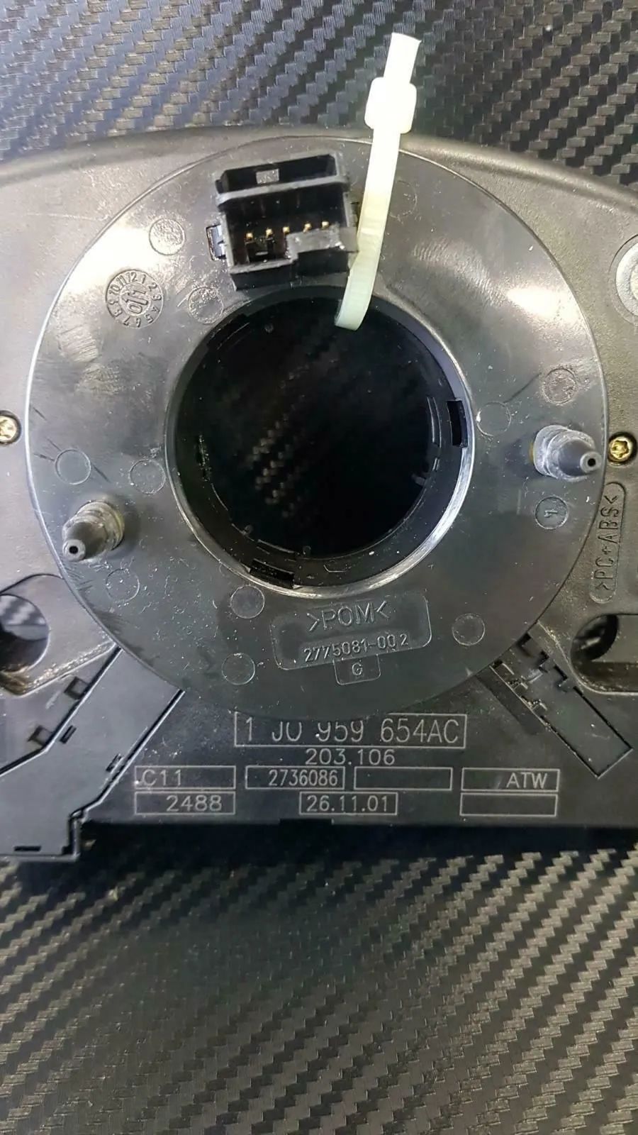 Lenkwinkelsensor Schleifring Audi S3 8L 1J0959654AC A3 Golf Bora