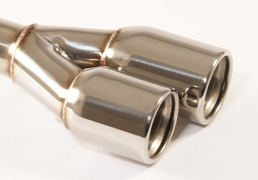 FMS Endrohr 2x80mm rund gebördelt versetzt