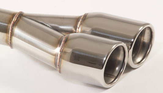 FMS Endrohr 2x80mm rund seitlich abgeschrägt gebördelt
