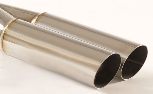 FMS Endrohr 2x60mm rund scharfkantig abgeschrägt