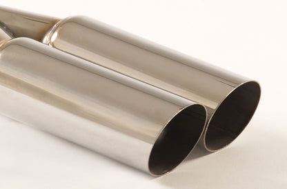 FMS Endrohr 2x70mm rund scharfkantig abgeschrägt