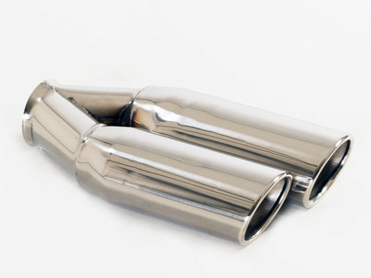 FMS Endrohr 2x70x90 oval abgeschrägt links