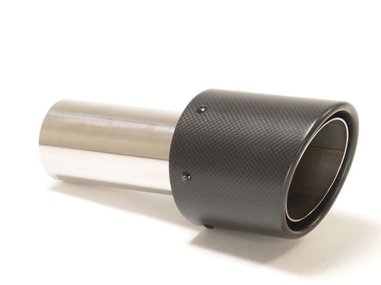 FMS Endrohr 100mm rund Carbon abgeschrägt schwarz (Aufpreis)