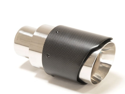 FMS Endrohr 100mm rund Carbon breite Kante schwarz (Aufpreis)