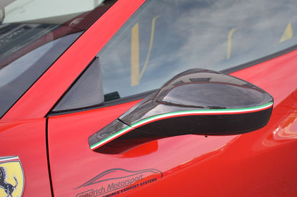 FMS Spiegelgehäuse komplett in Sichtcarbon Ferrari 488 GTB