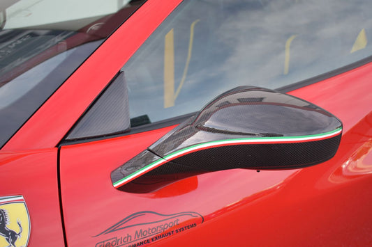 FMS Spiegelgehäuse komplett in Sichtcarbon Ferrari 488 GTB