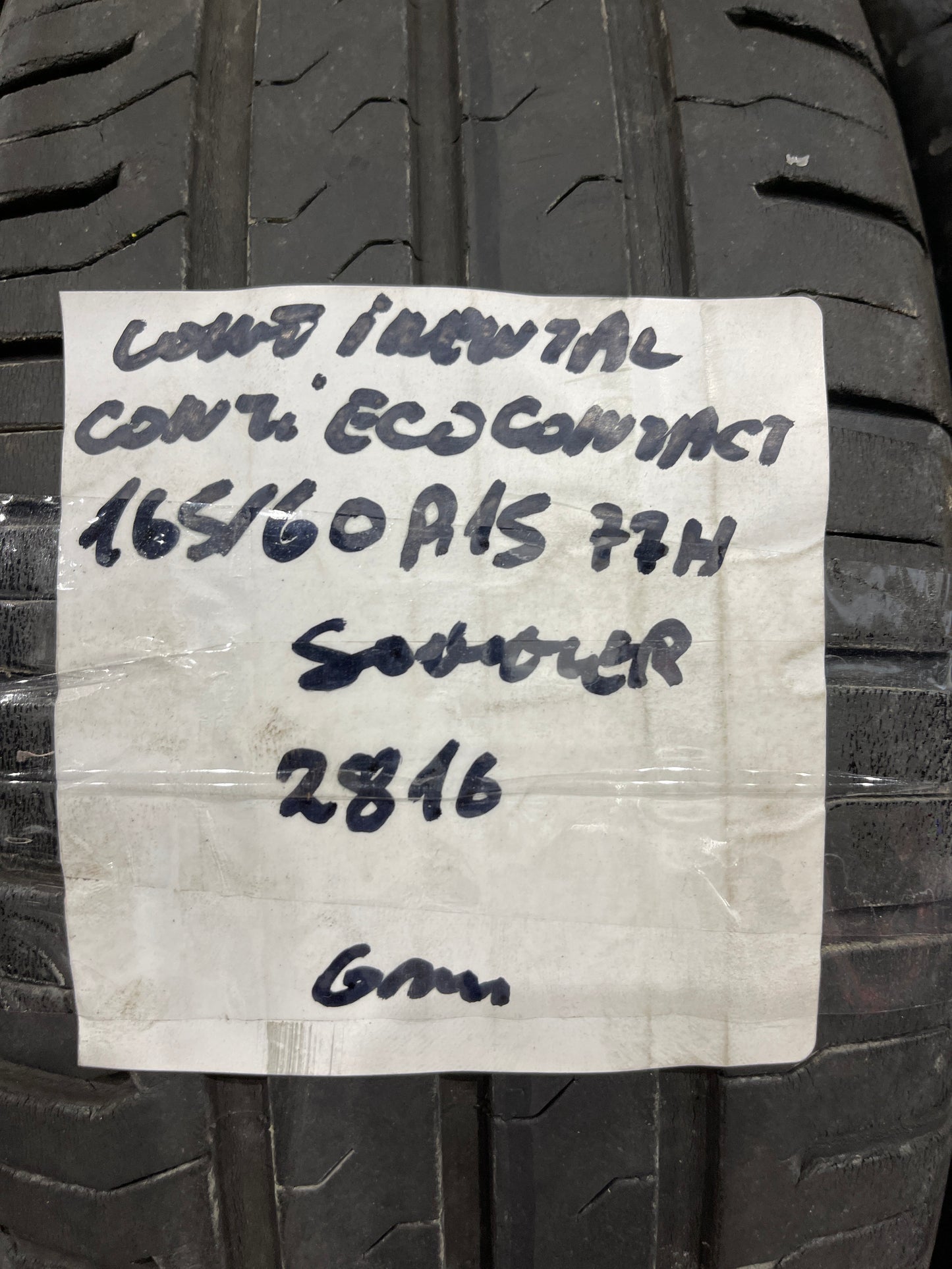 4x Continental ContiEcoContact 165/60R15 77H Sommerreifen Reifen