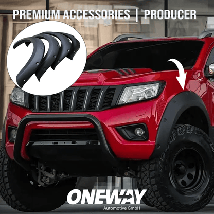 Oneway Kotflügelverbreiterungen NISSAN Navara NP300 (D23) 2017-2021 mit ABE TÜV