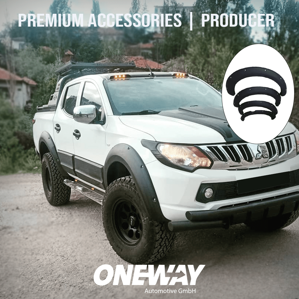 Oneway Kotflügelverbreiterungen MITSUBISHI L200 Triton Serie 5 2015-2018 mit ABE TÜV