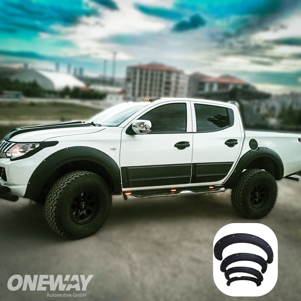 Oneway Kotflügelverbreiterungen MITSUBISHI L200 Triton Serie 5 2015-2018 mit ABE TÜV