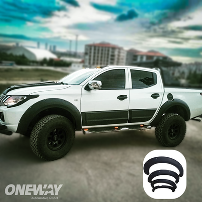 Oneway Kotflügelverbreiterungen MITSUBISHI L200 Triton Serie 5 2015-2018 mit ABE TÜV