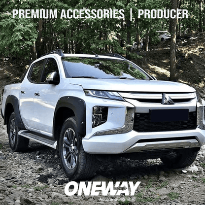 Oneway Kotflügelverbreiterungen MITSUBISHI L200 Triton Serie 6 2019+ mit ABE TÜV