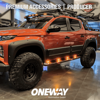 Oneway Kotflügelverbreiterungen MITSUBISHI L200 Triton Serie 6 2019+ mit ABE TÜV