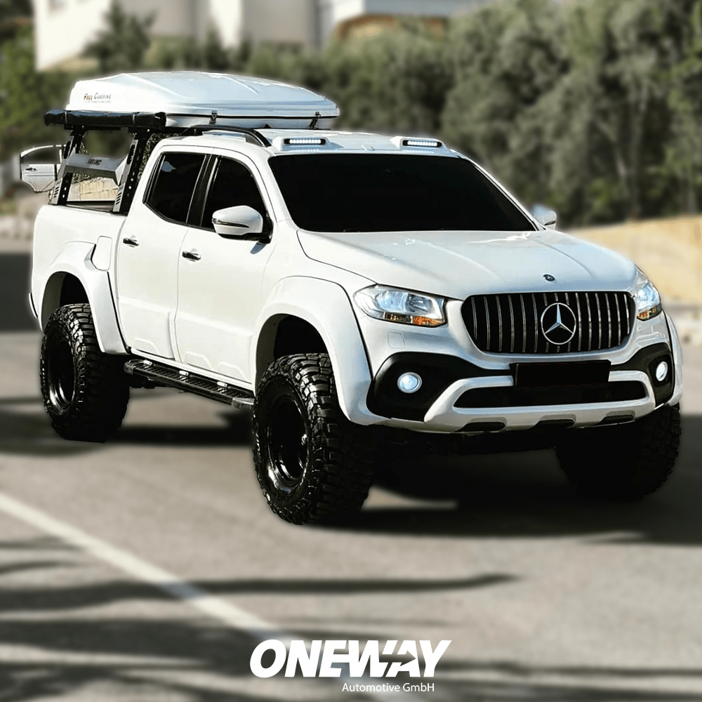 Oneway Kotflügelverbreiterungen MERCEDES X-Klasse W470 2017+ ( Jumbo ) mit ABE TÜV