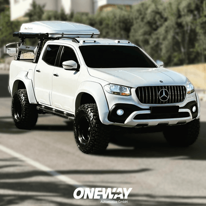 Oneway Kotflügelverbreiterungen MERCEDES X-Klasse W470 2017+ ( Jumbo ) mit ABE TÜV