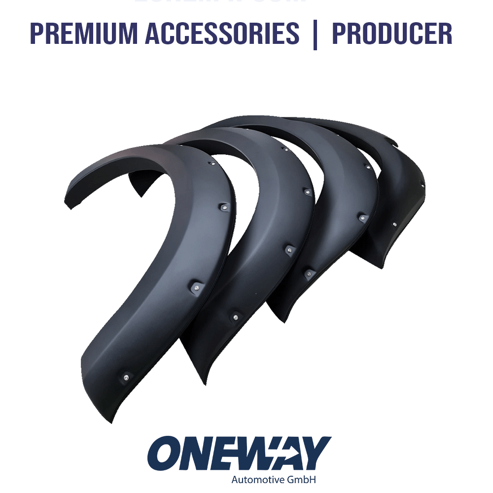 Oneway Kotflügelverbreiterungen ISUZU D-Max Serie 2 2012-2019 mit ABE TÜV
