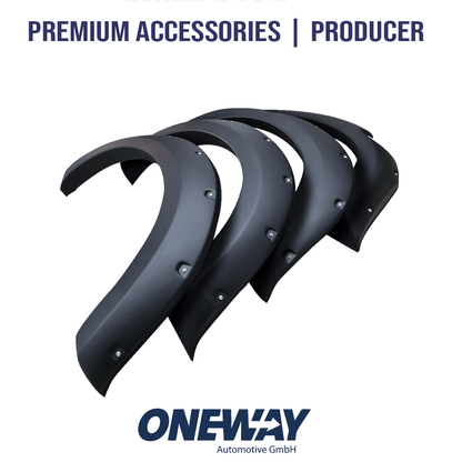 Oneway Kotflügelverbreiterungen ISUZU D-Max Serie 2 2012-2019 mit ABE TÜV