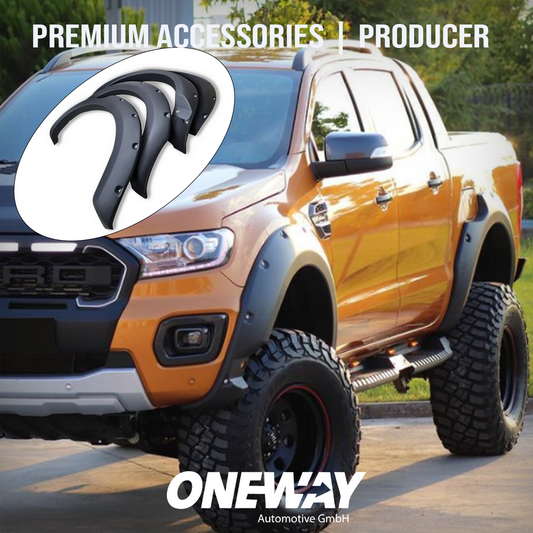 Oneway Kotflügelverbreiterungen FORD Ranger T8 2019-2022 mit ABE TÜV