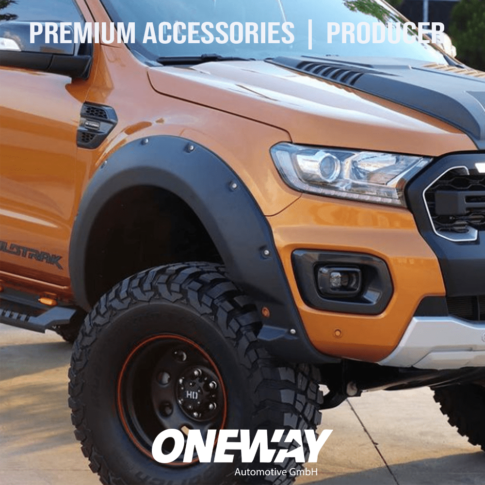Oneway Kotflügelverbreiterungen FORD Ranger T8 2019-2022 mit ABE TÜV