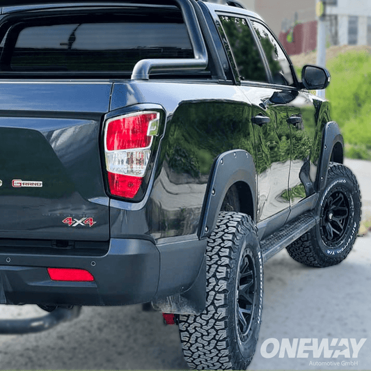 Oneway Kotflügelverbreiterungen SSANGYONG Musso Grand 2018-2020 mit ABE TÜV