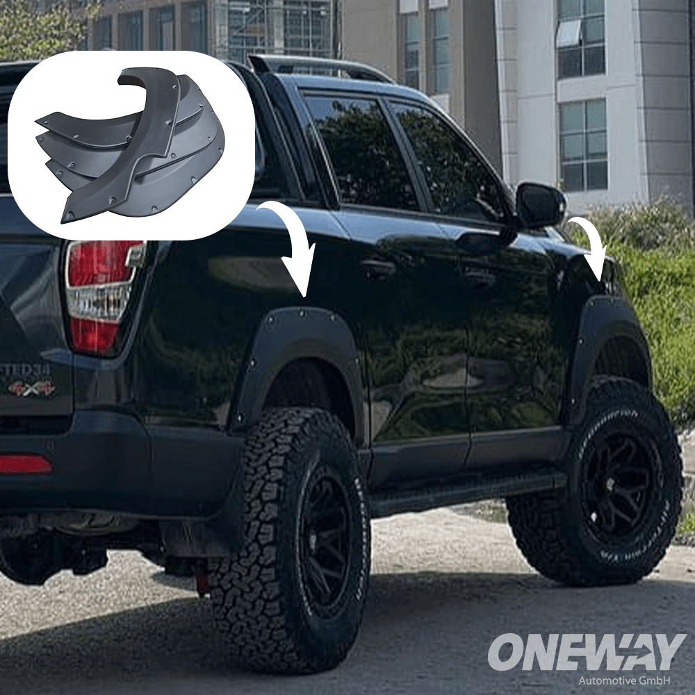 Oneway Kotflügelverbreiterungen SSANGYONG Musso Grand 2018-2020 mit ABE TÜV