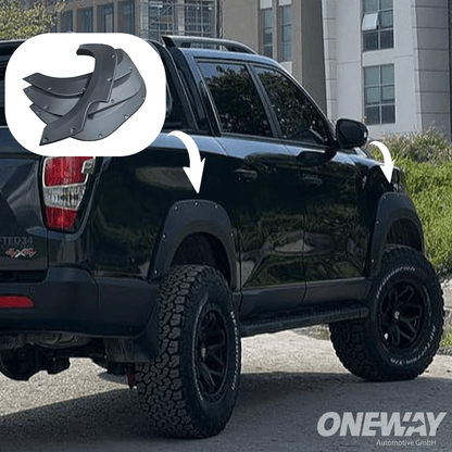 Oneway Kotflügelverbreiterungen SSANGYONG Musso Grand 2018-2020 mit ABE TÜV