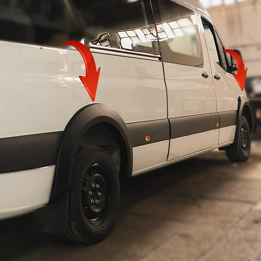 Oneway Kotflügelverbreiterungen MERCEDES Sprinter W907 2018 +