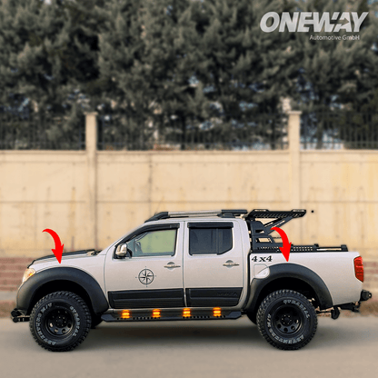 Oneway Kotflügelverbreiterungen NISSAN Navara D40 2010-2014 mit ABE TÜV