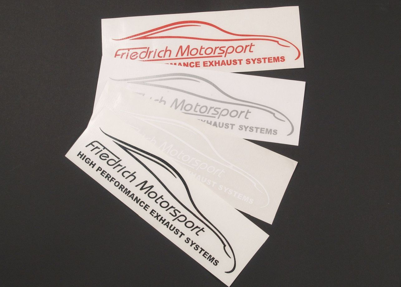 FMS Aufkleber klein Friedrich Motorsport rot