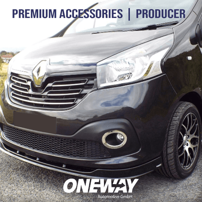Oneway Frontspoiler RENAULT Trafic X82 2014-2018 mit ABE TÜV