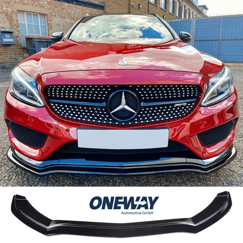Oneway Frontspoiler MERCEDES C-Klasse W205 C43 AMG Limousine-Kombi 2016-2018 mit ABE TÜV
