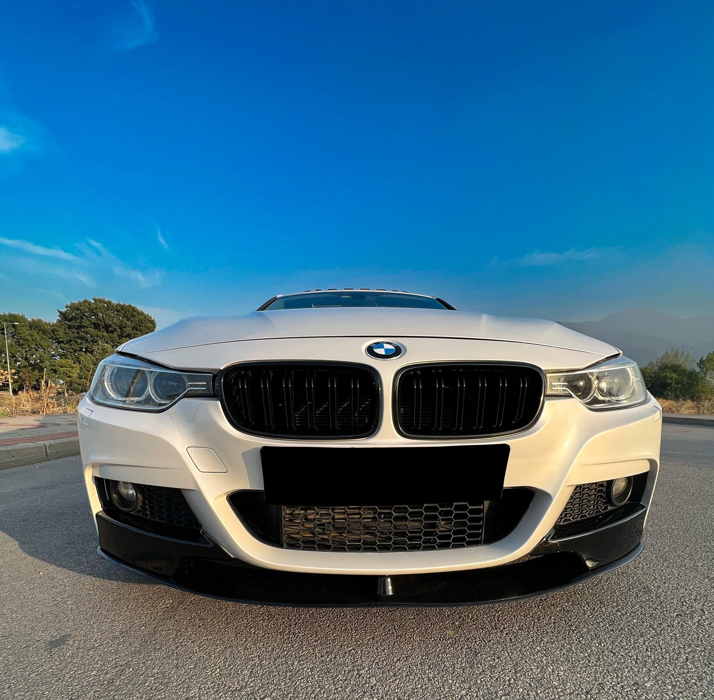 Oneway Frontspoiler BMW 3er F30 M-Paket 2012-2019 mit Flaps mit ABE TÜV