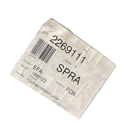 Original FORD Fiesta Mk7 Mk8 Heckblech 11/2012 1890123