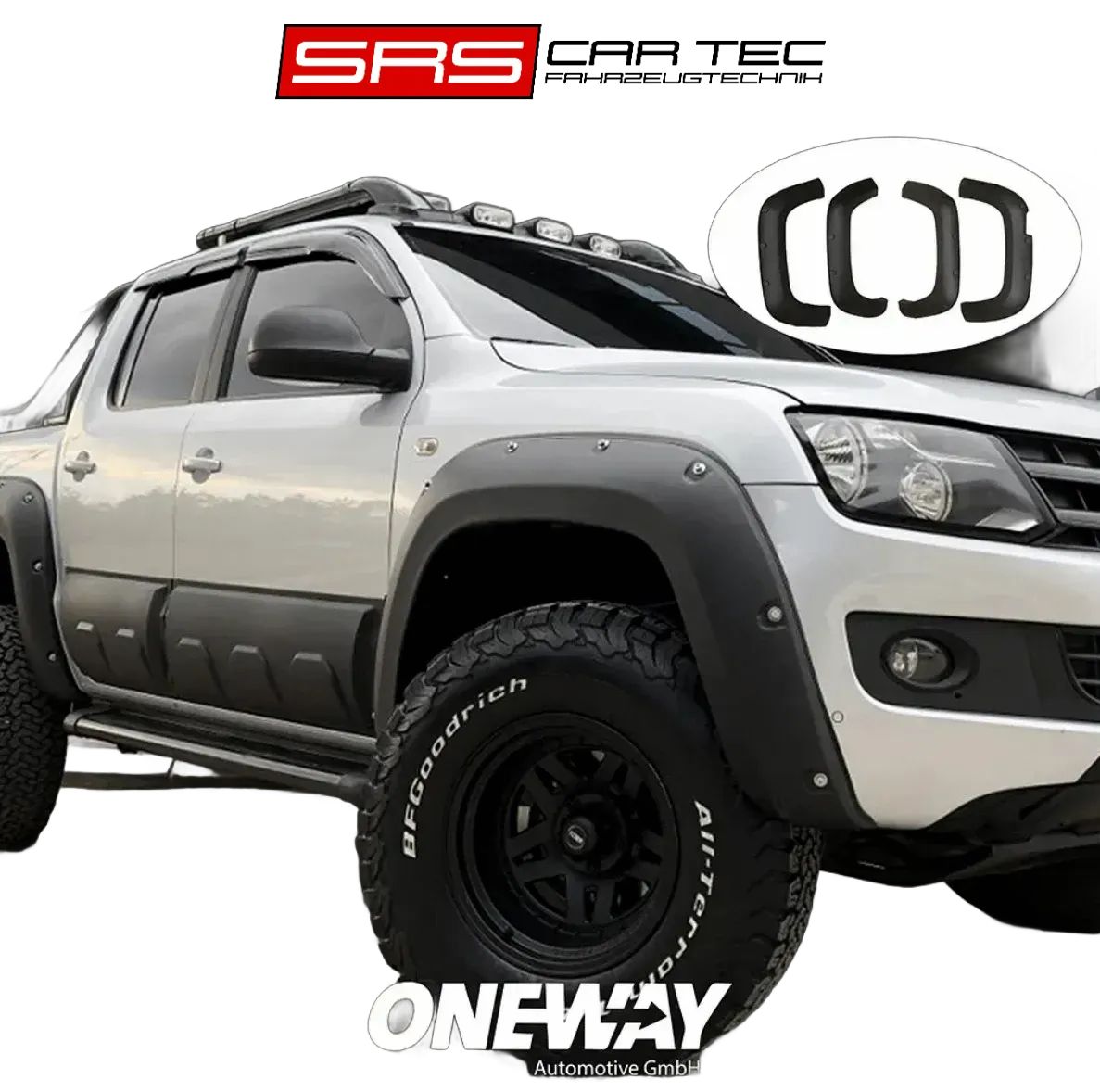 Oneway Kotflügelverbreiterungen VW Amarok MK1 2010-2016 mit ABE TÜV FF02.001