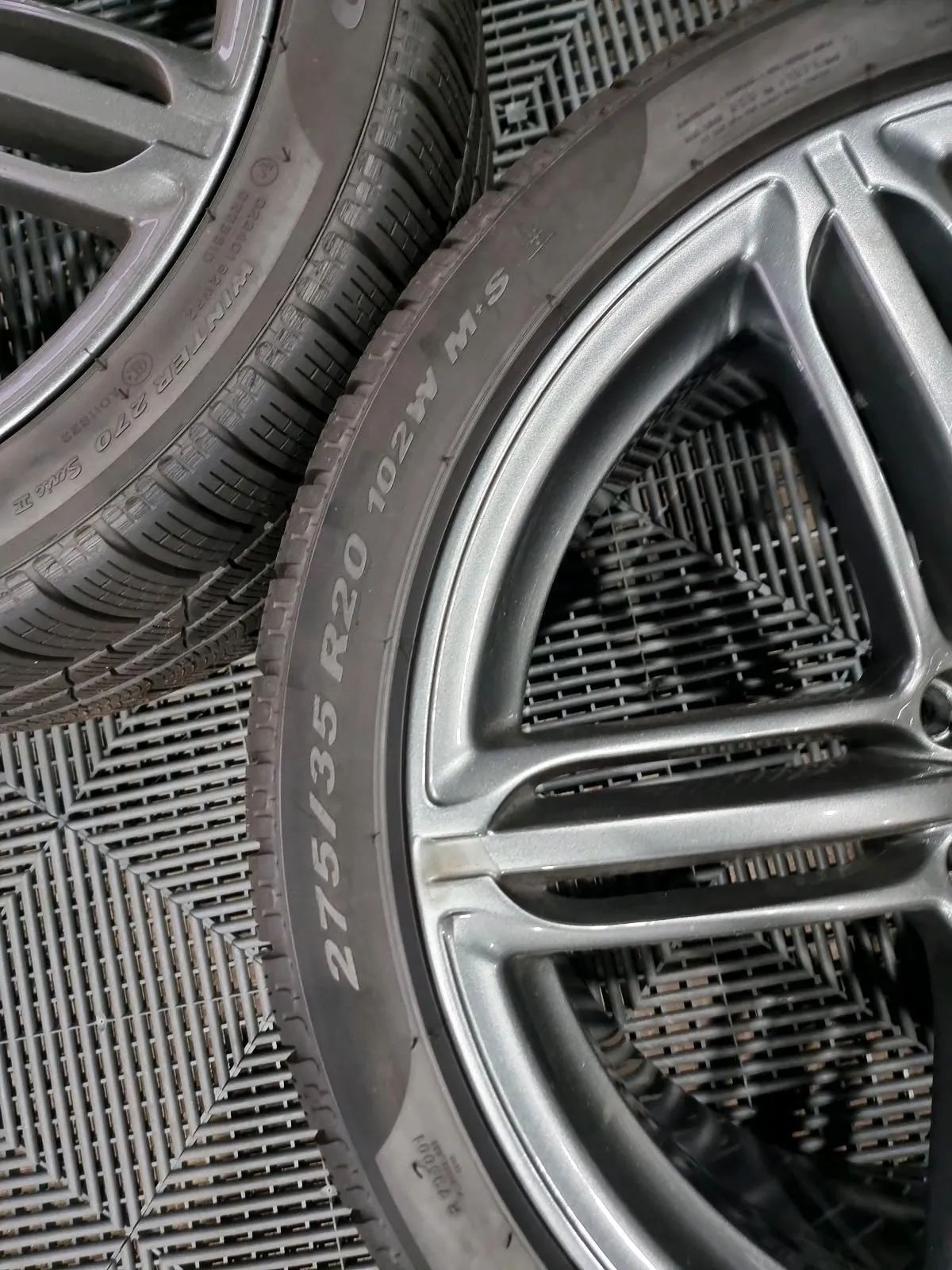 Original Audi RS6 4F Winterräder 275/35R20 9,5x20 ET36 4F0601025BR CS Winter Alufelge
