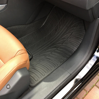 Satz Gummimatten passend für Peugeot 508 2011-2018 (T Profil 4-teilig + Montage-clips)