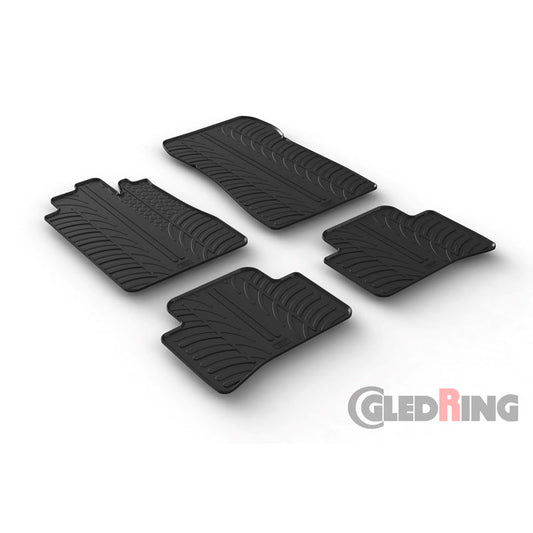 Satz Gummimatten passend für Mercedes C-Klasse W202 1993-2000 (T Profil 4-teilig)