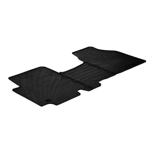 Satz Gummimatten passend für Renault Traffic / Opel Vivaro 2001-2014 (TK Profil 3-teilig + Montage-clips)