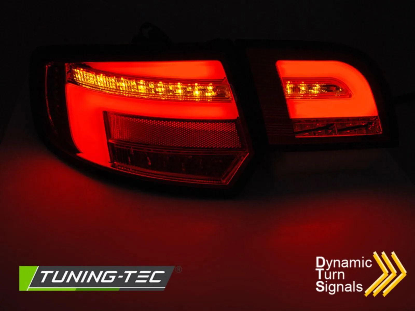 Tuning-Tec Voll LED Lightbar Rückleuchten für Audi A3 8P Sportback 03-08 mit DTS