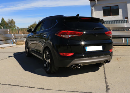 FOX Hyundai Tucson TLE 4x2 & 4x4 Endschalldämpfer Ausgang rechts/links - 2x115x85 Typ 32 rechts/links