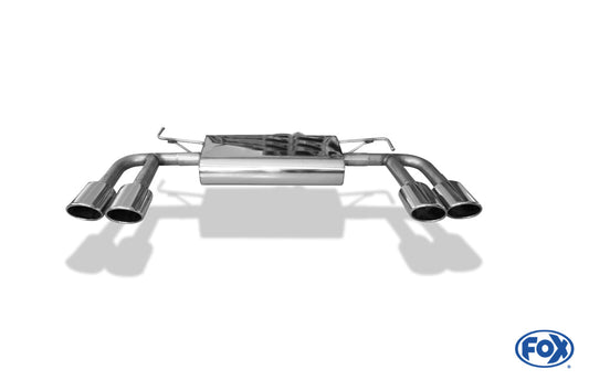 FOX Hyundai Tucson TLE 4x2 & 4x4 Endschalldämpfer Ausgang rechts/links - 2x115x85 Typ 32 rechts/links