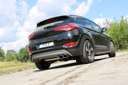 FOX Hyundai Tucson TLE 4x2 & 4x4 Endschalldämpfer Ausgang rechts/links - 2x115x85 Typ 38 rechts/links
