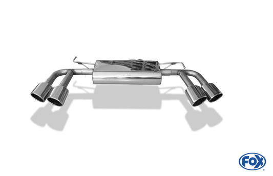 FOX Hyundai Tucson TLE 4x2 & 4x4 Endschalldämpfer Ausgang rechts/links - 2x115x85 Typ 38 rechts/links