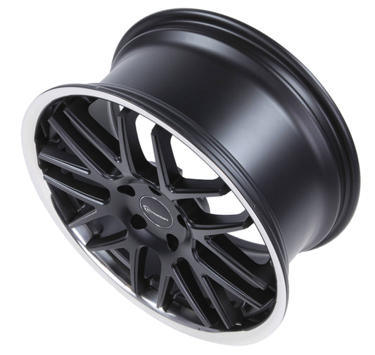 Concave Schwarz-matt inox