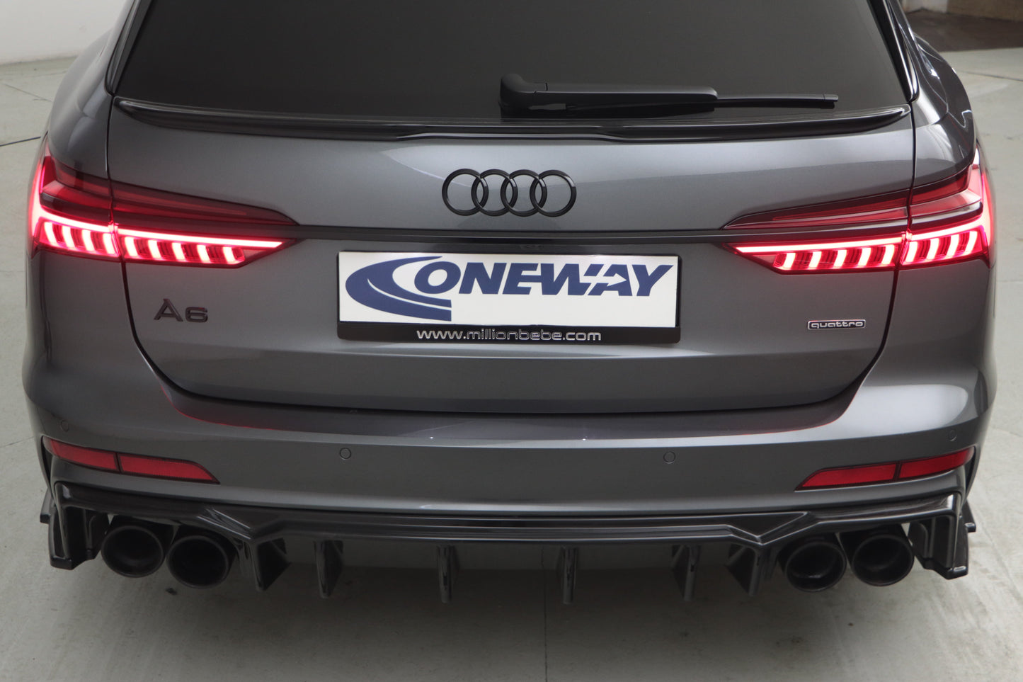 Oneway Heckdiffusor AUDI S6 C8 (Limousine-Avant) 2019+