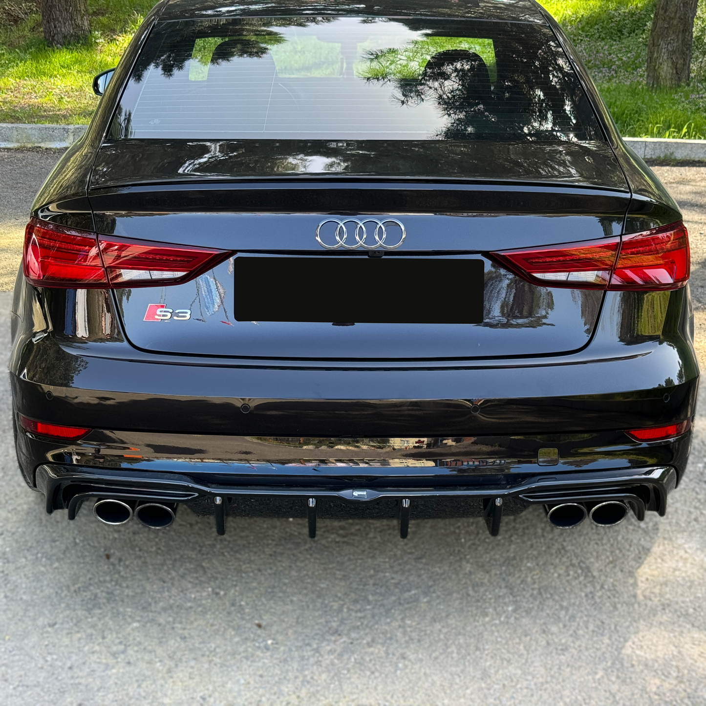 Oneway Heckdiffusor AUDI S3 Limousine 8V Facelift 2016-2020