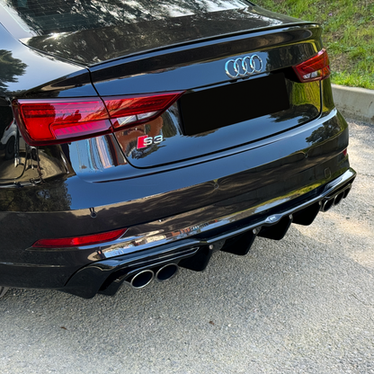Oneway Heckdiffusor AUDI S3 Limousine 8V Facelift 2016-2020