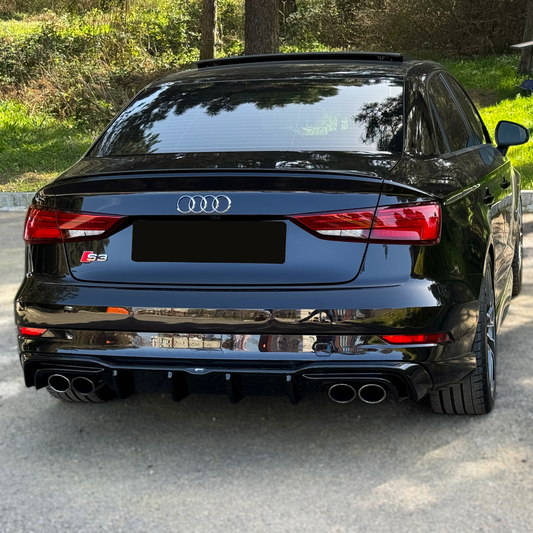 Oneway Heckdiffusor AUDI S3 Limousine 8V Facelift 2016-2020
